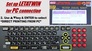 Dowload Driver LM-550A3/PC - Phần mềm máy in đầu cốt Letatwin LM-550A