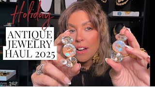 My Holiday Antique Jewelry Haul 2025 Victorian Art Deco