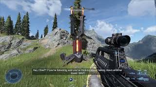 Halo Infinite - Grunt Comms Officer Pleads With Master Chief