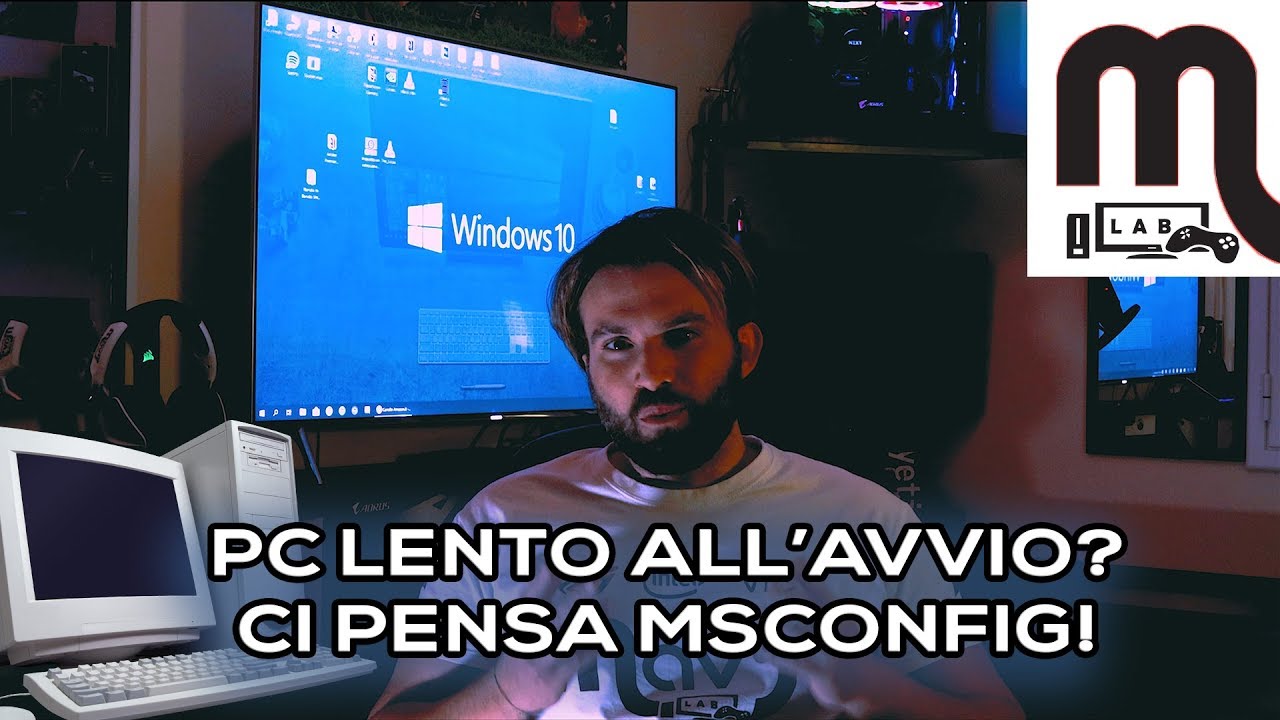 PC LENTO ALL' AVVIO?? - MSCONFIG RISOLVE ! - YouTube