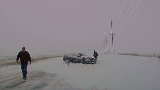 January 12, 2024, Central Iowa Blizzard - South of Ames, Iowa - Motorist Assist