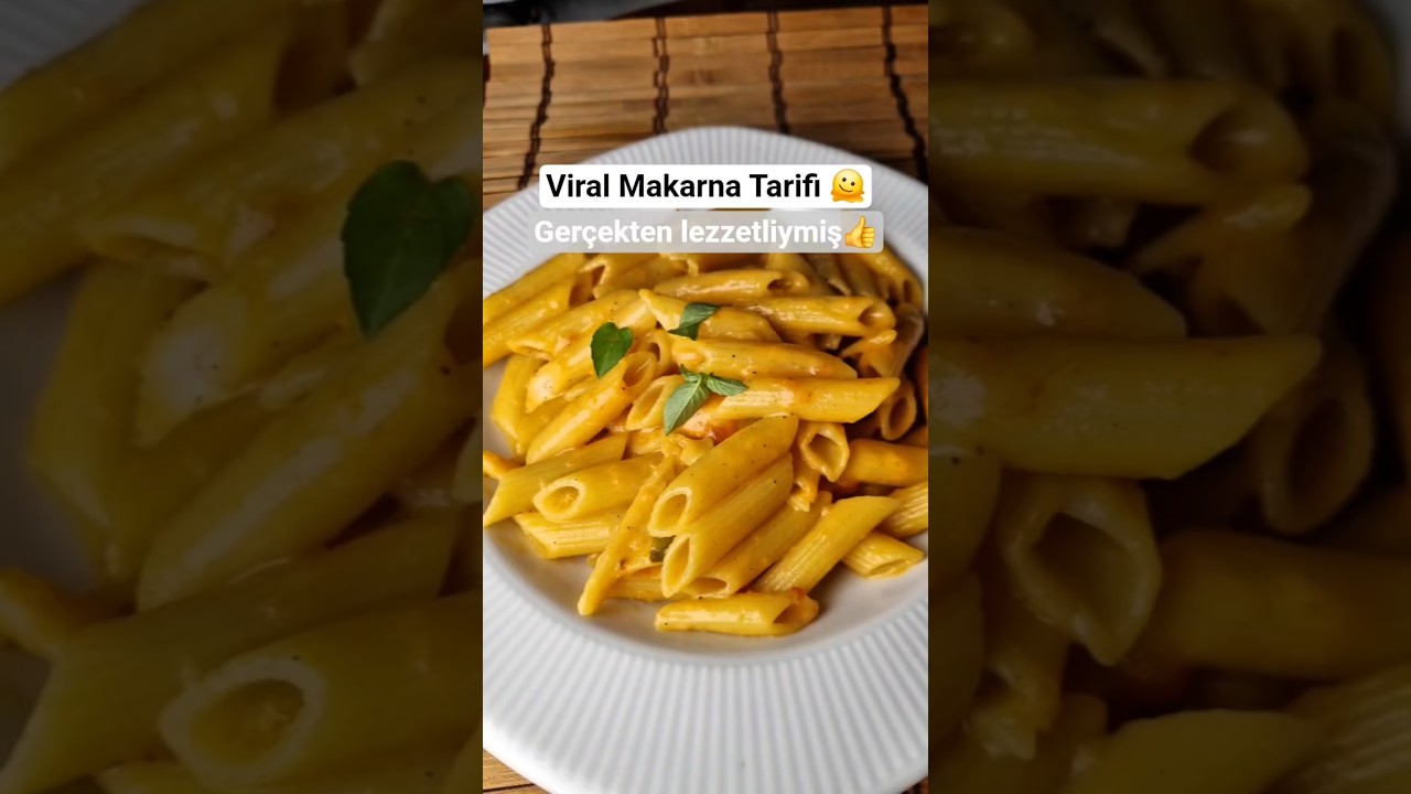 Domatesli Fesleğenli Makarna | Viral Tarif #makarnatarifleri #makarnasosu #pratiktarifler Domatesli Fesleğenli Makarna | Viral Tarif #makarnatarifleri #makarnasosu #pratiktarifler