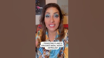 ⚡️TRANSITING PLANETS CONJUNCT NATAL NODES Astrology Horoscope