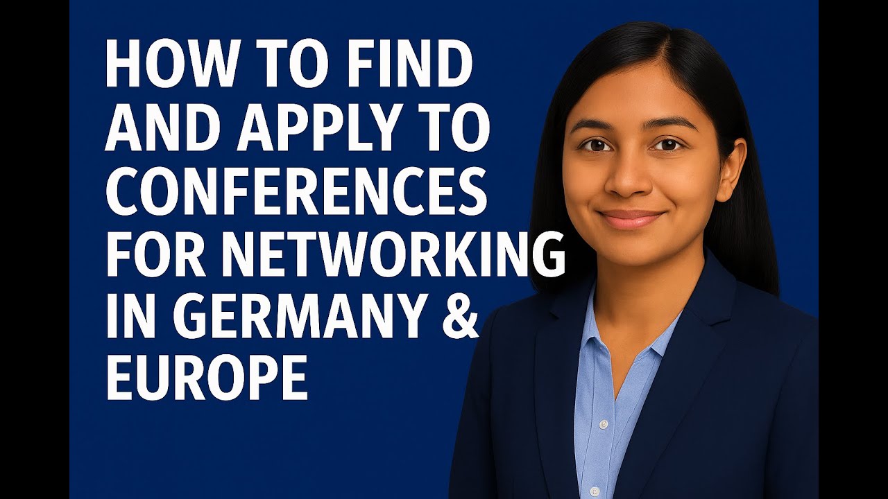 Germany Networking How to Find & Apply to Conferences in Germany & Europe| Networking Tips ...
