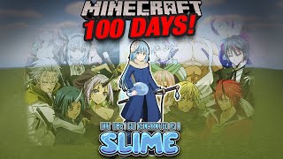 I Survived 100 Days in *That Time I Got Reincarnated as a Slime* Minecraft (Hindi)