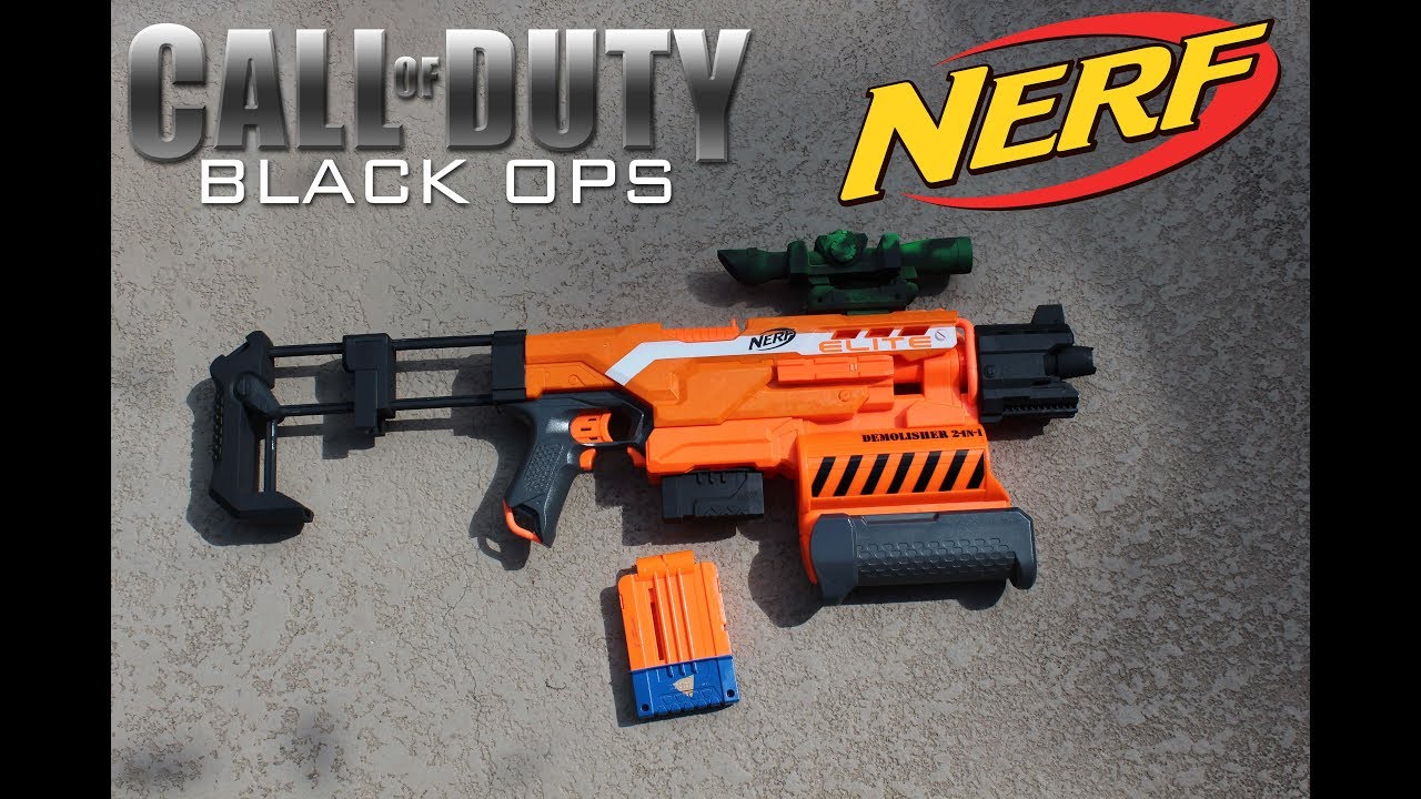 Custom Nerf Scope and Attachments YouTube
