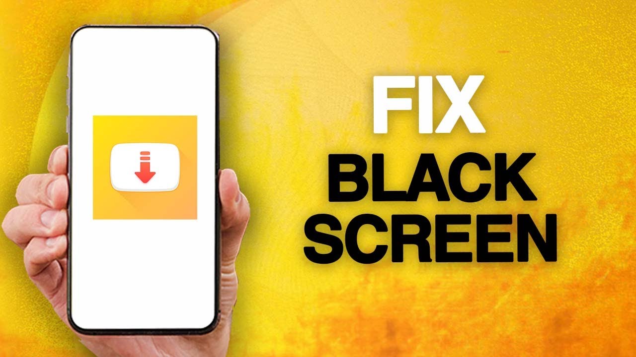 How To Fix And Solve Snaptube App Black Screen Problem - YouTube