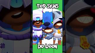 TODAS AS SKINS DO LEON DA PIOR ATÉ A MELHOR (MINHA OPINIÃO) - BRAWL STARS #shorts #brawlstars