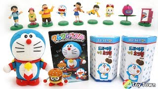 Doraemon Nobita Bricks Toys with Choco Balls Sticker ドラえもん 도라에몽 퍼즐 초코볼 토이