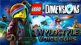 All Wyldstyle / Lucy Voice Clips • Lego Dimensions • (Elizabeth Banks) All Voice Lines