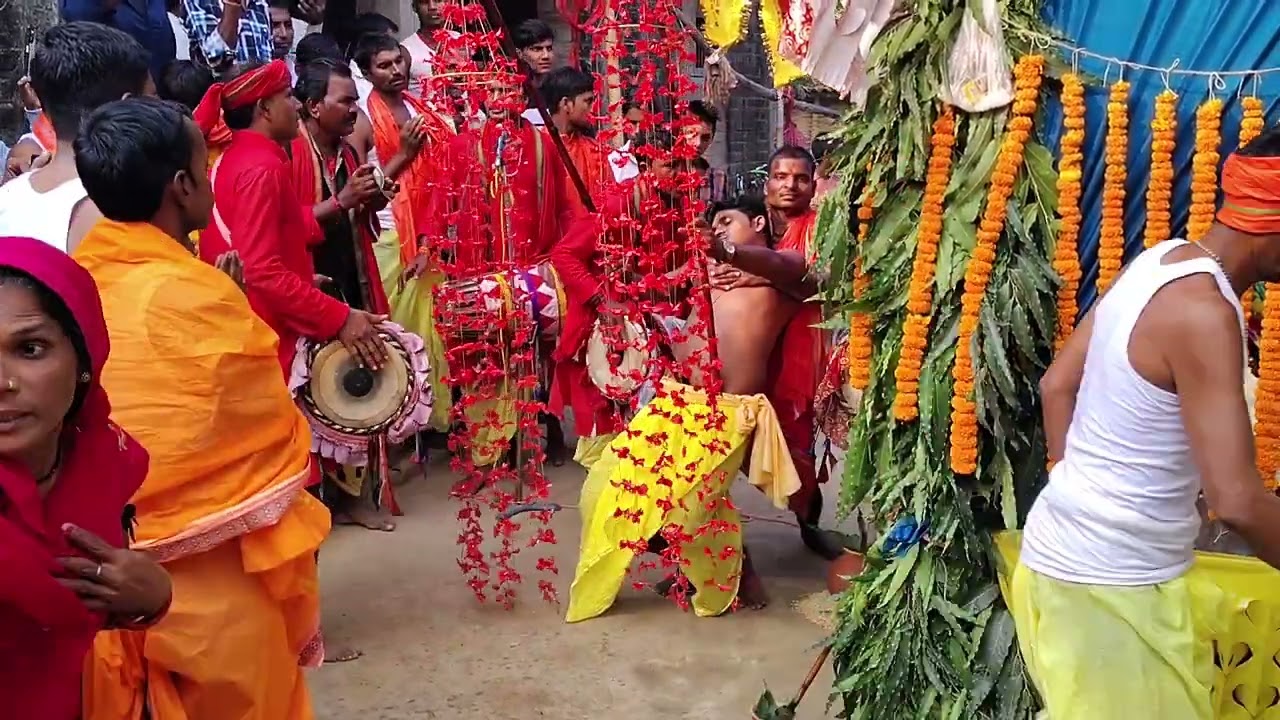 देवता ग़ाहिल माता का आशन कैसे लिए अजीत भगत जी|| भुइया बाबा पूजा मे