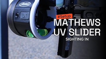 Precision Unleashed: Sighting in the New Mathews UV Slider Archery Sight!