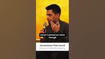 Connections That Count! Use Your Network Properly #linkedin #networking #connection