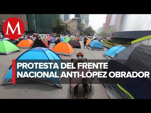 Plantón de Frena se extiende a Paseo de la Reforma; piden ingresar al Zócalo