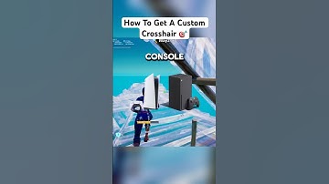How to get a Custom Crosshair on Fortnite (PC & Console) #fortnite