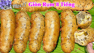 Đã Tìm Ra Bí Quyết Bánh Chuối Chiên Giòn Rụm, Phình To, Không Xẹp- Deep-fried banana