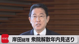 岸田総理 衆院解散年内見送り（2023年11月9日）