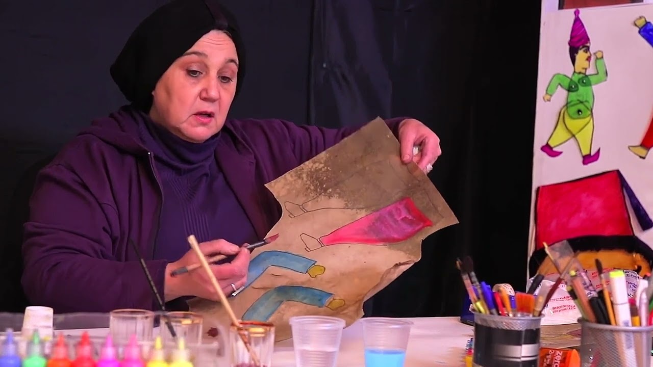 جَلسة متخصصة عن تصنيع دمى خيال الظل - مشروع العودة إلى البيت - الحلقة 2