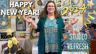 Studio Refresh For Inspiration in the New Year! Studio Vlog