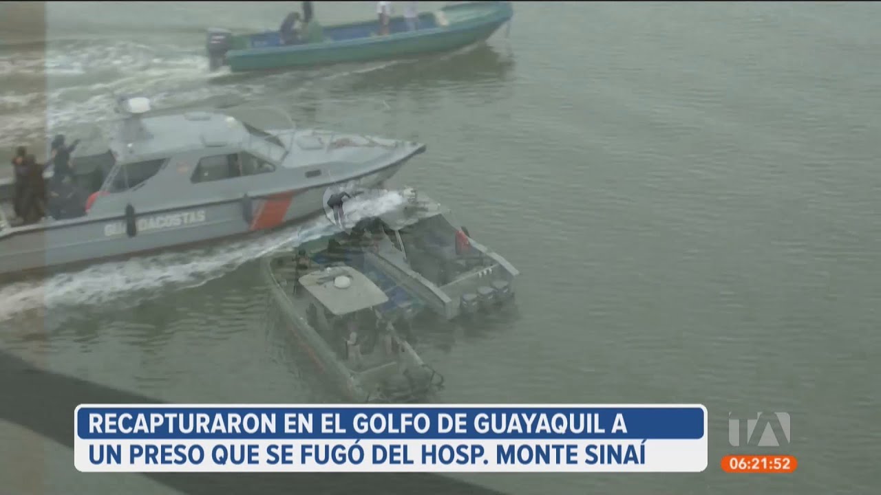 Comando de Guardacostas recapturó a un preso que fugó  del Hospital Monte Sinaí