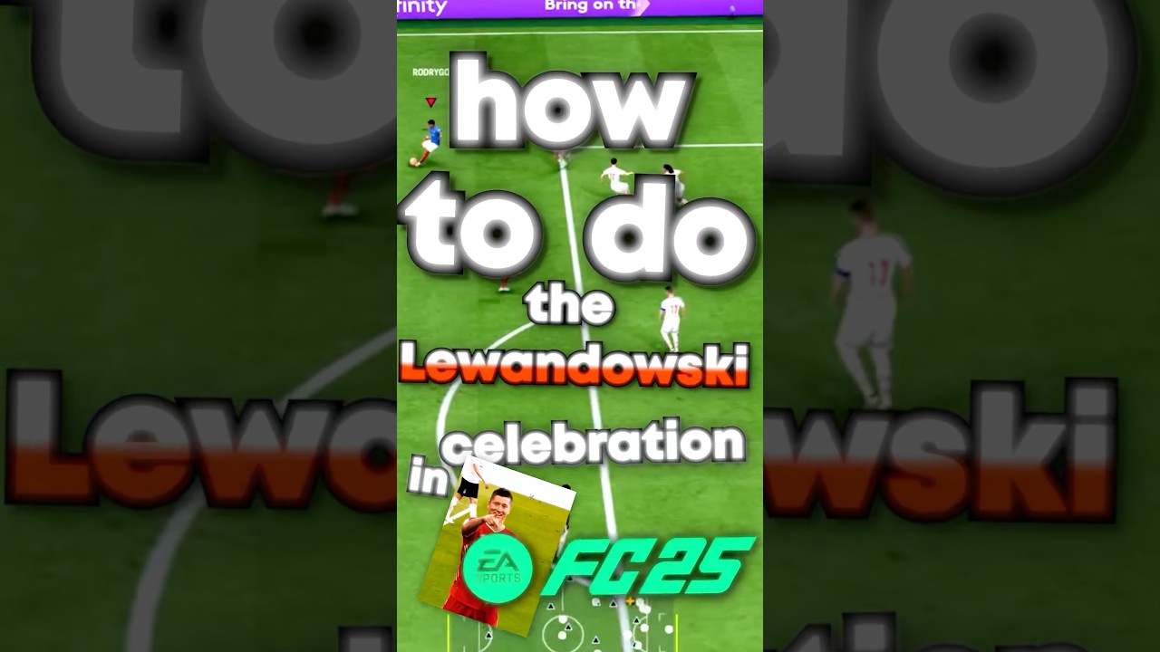 How to do the Lewandowski celebration in EA FC 25!🇵🇱🥶 