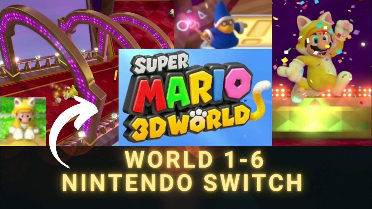 Super Mario 3D World 1-6 - Nintendo Switch - YouTube