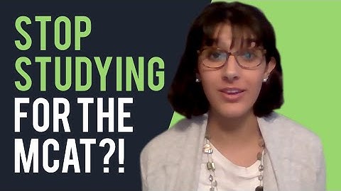 Stop Feeling Guilty When NOT Studying For The MCAT!