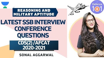 Latest Interview Conference Questions | SSB | Target CDS 2020 | Sonal Aggarwal