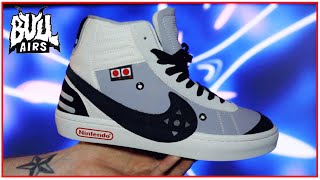 A Nintendo Themed Nike Blazer Shoe 👟 from Bull Airs (Unboxing & Review)