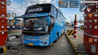 Bus Zafira Pariwisata Mepet Tiang Gate Masuk Pelabuhan Bakauheni | Bus Simulator Indonesia screenshot 3