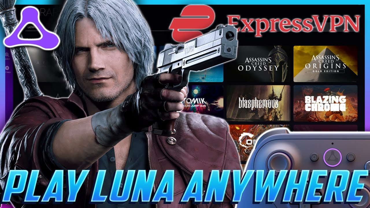 Amazon Luna From Outside of the US Gameplay - Cloud Gaming with Express VPN