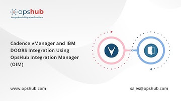 How to Integrate IBM Rational DOORS and Verisium Manager