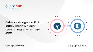 Cadence vManager and IBM DOORS Integration Using OpsHub Integration Manager (OIM) screenshot 2