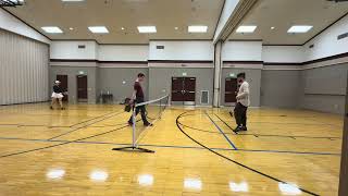 Aizer Alaras & Ryan Berg Vs. Lui Ofiu & Julie Kilkenny Pickleball Match.