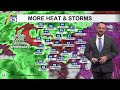 Storm chances and heat continue across New Mexico