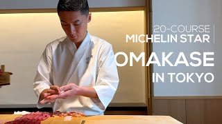 $260 Michelin Starred Sushi Omakase in Kita-Aoyama, Tokyo - Sushi Masashi * Vlog | 4K screenshot 1