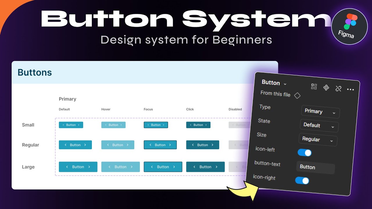 Figma RESPONSIVE BUTTONS in 10 minutes - Beginners Tutorial - YouTube
