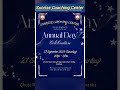 2nd Annual Day Celebration invite #celebration #annual_day