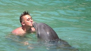 Getting Frisky With A Dolphin!