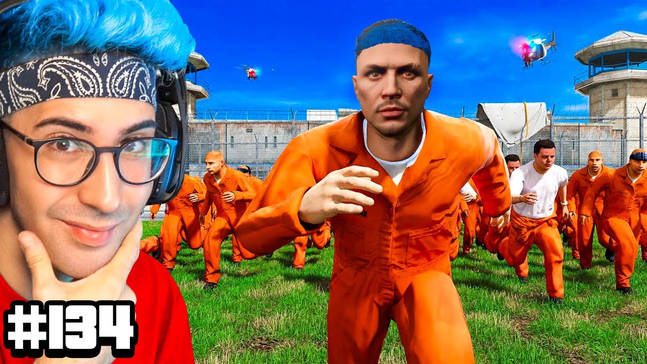 FACCIO EVADERE TUTTI i DETENUTI dal CARCERE di MASSIMA SICUREZZA su GTA5 RP FIVEM (EP. 134)
