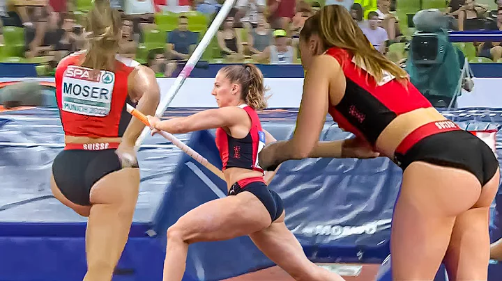 Angelica Moser Pole Vault Highlights From European...