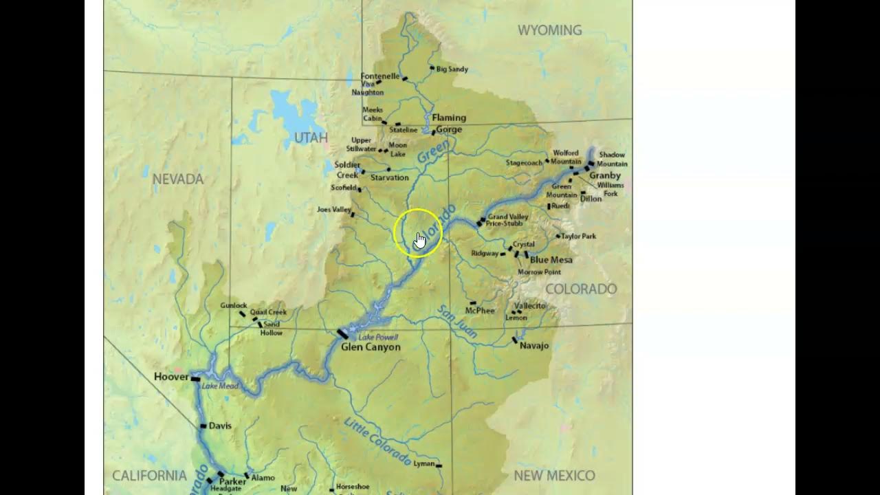 Направление реки колорадо. Устье реки Колорадо на карте. Исток реки Колорадо на карте. Река Колорадо Исток и Устье на карте. Бассейн реки Колорадо.