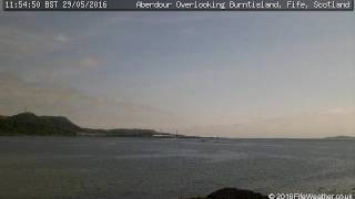 29 May 2016 - Aberdour WeatherCam Timelapse