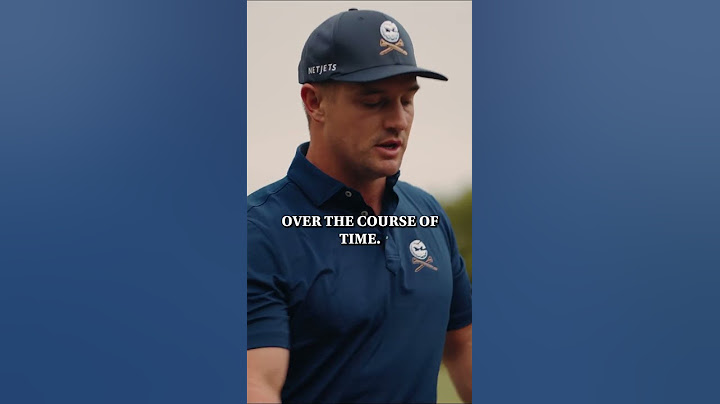 Why Bryson DeChambeau never plays golf outside of tournaments