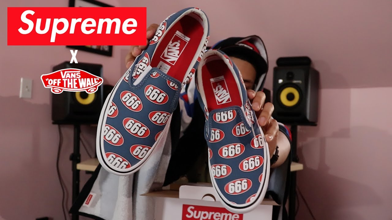 supreme x vans 666