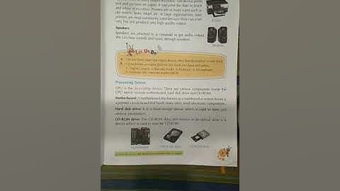 Class - 3 lesson 1 computer part 3 ( output device)