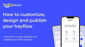 How to customize, design and publish your heyflow