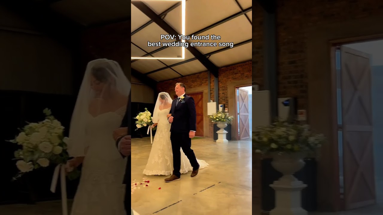 The BEST wedding entrance song