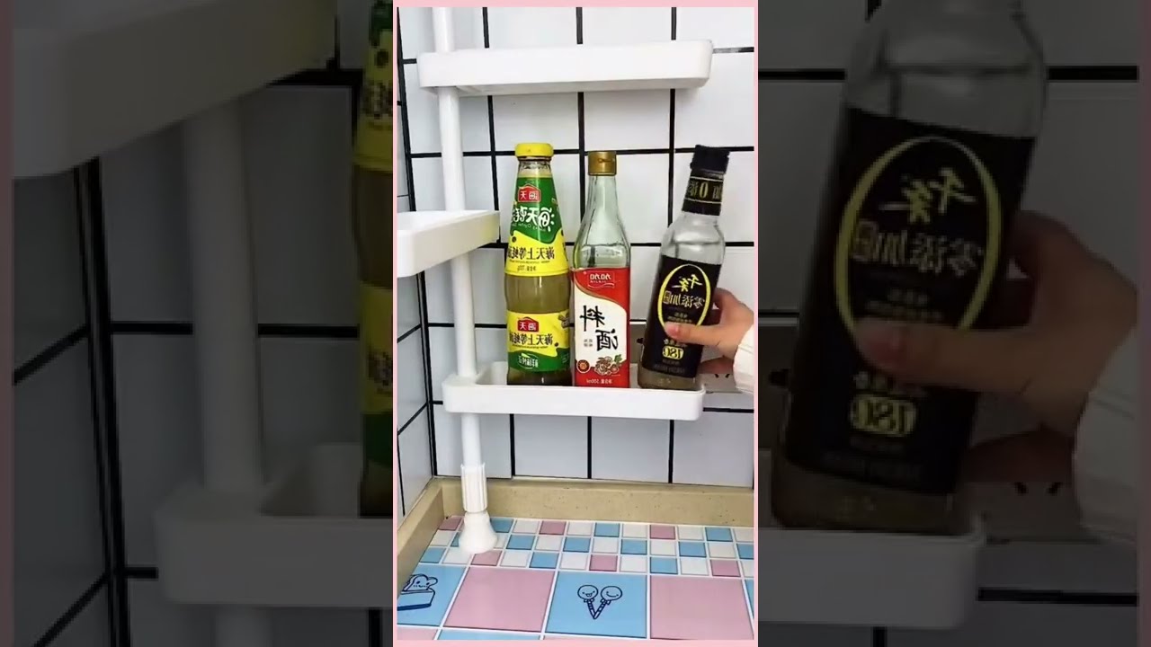 3layer plastic kitchen rack||cool gadgets ||super saving kitchen appliances||