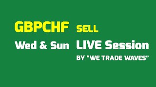 #GBPCHF Trade by @wetradewaves  (Wed & Sun LIVE sessions)